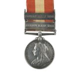 A Canada General Service Medal 1866-70 to Major Henry Villiers Villiers, District Staff, 2 clasps: