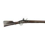 A Prussian Model 1740 'Potsdam' flintlock infantry musket, pinned barrel 41 in., elongated brass