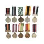Pakistan: a quantity of unnamed medals, comprising: Republic Commemoration Medal 1956, War Medal