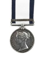 A Naval General Service Medal 1793-1840 to Gunner William Farmer, Royal Marine Artillery, H.M.S.