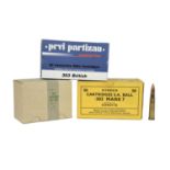 Ƒ .303 (British): a quantity of loaded cartridges, comprising: Kynoch, 50 rounds, Mark 7, cordite