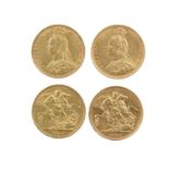 Victoria, gold sovereigns (2), 1887 and 1888 (S 3866), both good very fine. [2] 22.36mm each