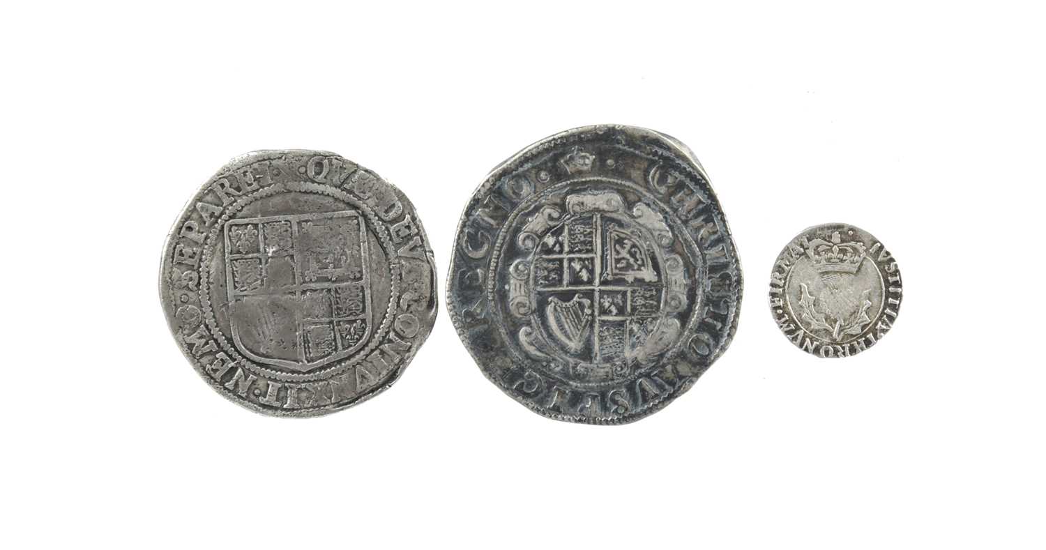 Great Britain - early Stuart monarchs, three silver coins, as follows: England, James I (1603-25), - Image 2 of 2