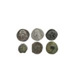 Ancient Near East: a small quantity of coins, comprising: Parthia, Mithradates II, silver drachm,