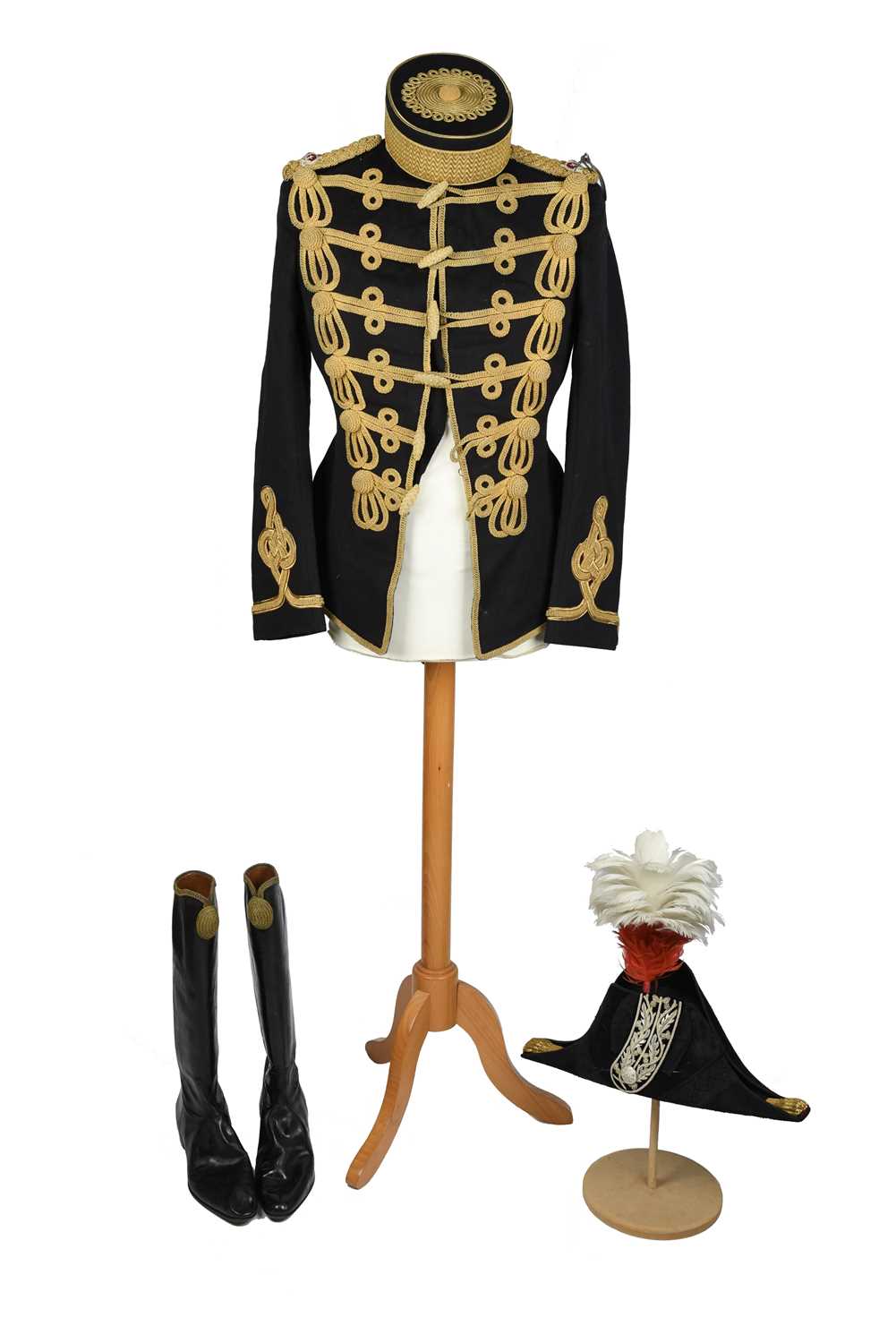 A group of military apparel and associated items partly attributable to Lord O'Hagen, Grenadier