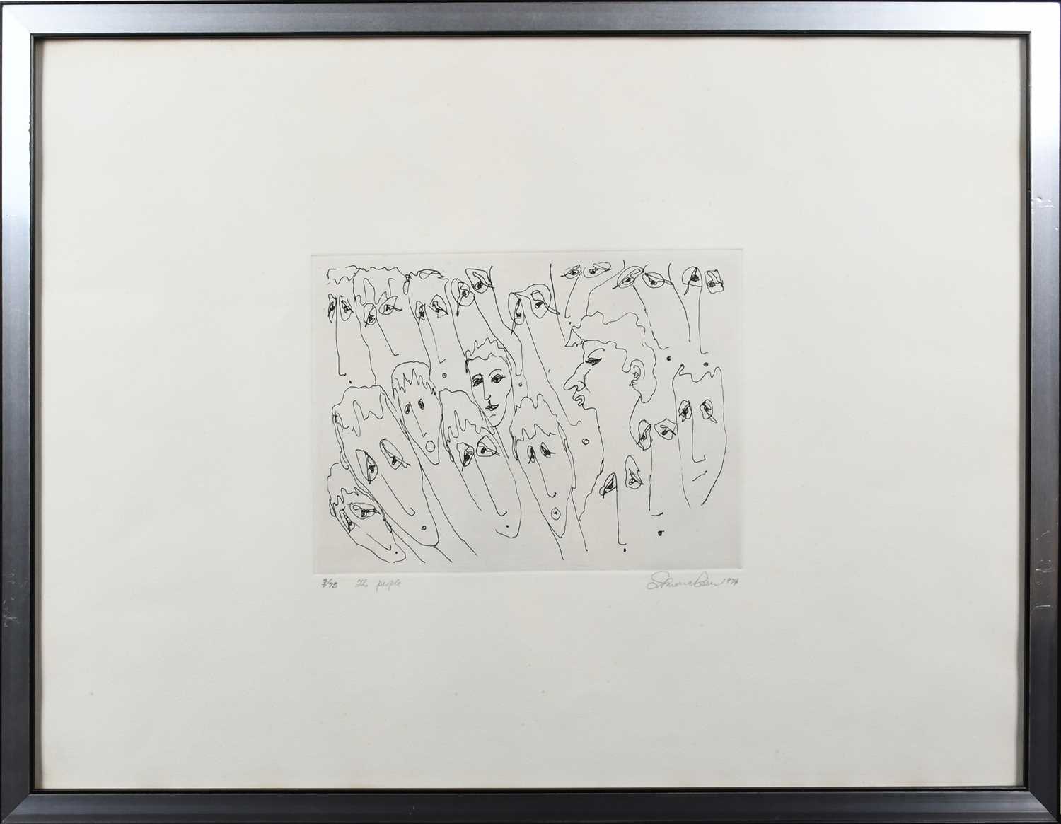 Φ Ismond Rosen (South African 1924-1996) Saw That They Were Fair; The People Two, each signed, dated - Image 6 of 8