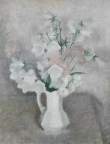 Φ Dod Procter RA (1891–1972) Still Life with flowers in a white jug Oil on canvas 51.5 x 41cm