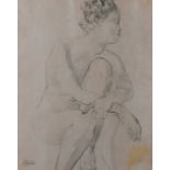 Φ Sir Jacob Epstein (1880–1959) Study of a female nude Signed Epstein (lower left) Pencil 42.2 x