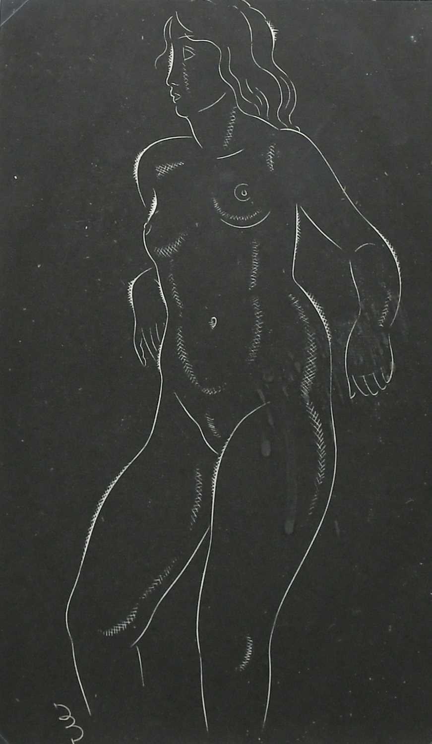 Eric Gill ARA (1882-1940) Female Nude, Reclining (P943); Female Nude, Standing (P949) Two, both wood - Image 5 of 8