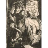 Φ John Nash RA (1893-1977) The Murder of Holofernes Signed John Nash (lower right) Wood engraving 18