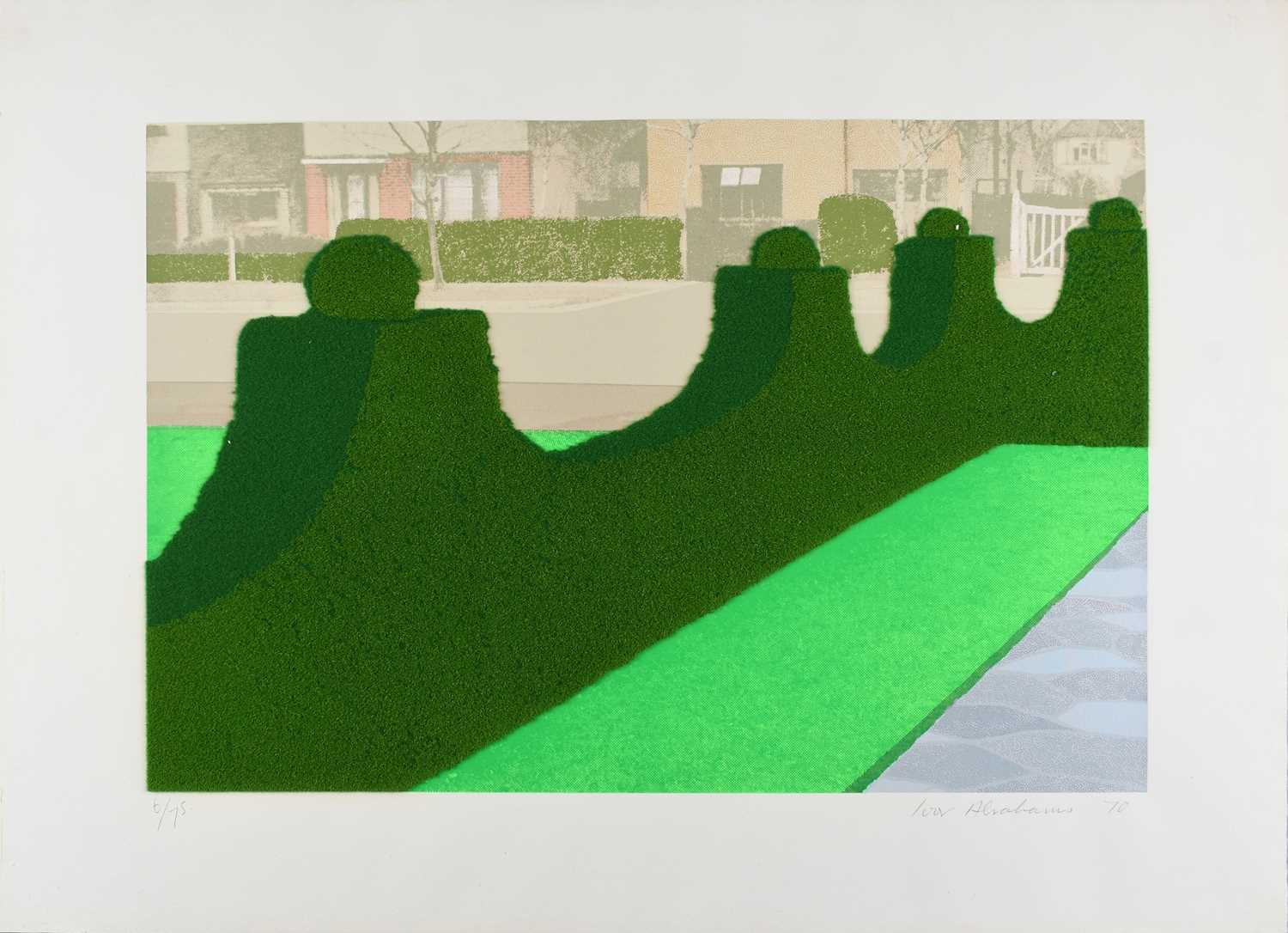 Φ Ivor Abrahams (1935-2015) Hedge and Street; Flower Garden Two, the former signed, dated and - Image 3 of 7