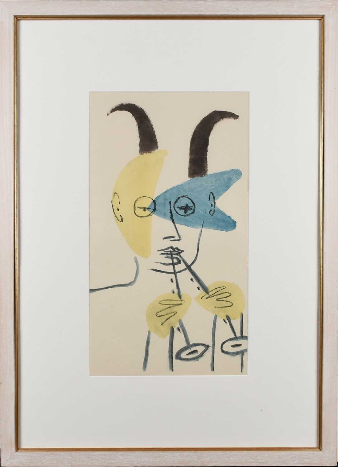 Φ After Pablo Picasso Faune à la Diaule Reproduction print 45.8 x 25.6cm Provenance: Galerie 27, - Image 2 of 4