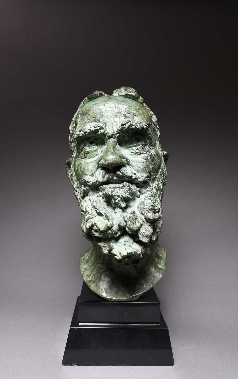 Φ Sir Jacob Epstein (1880–1959) Second Portrait of George Bernard Shaw (Head) Signed Epstein (to the - Image 3 of 6