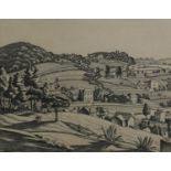 Φ Ethelbert White NEAC, RWS (1891-1972) Extensive Spanish landscape Signed Ethelbert White (lower