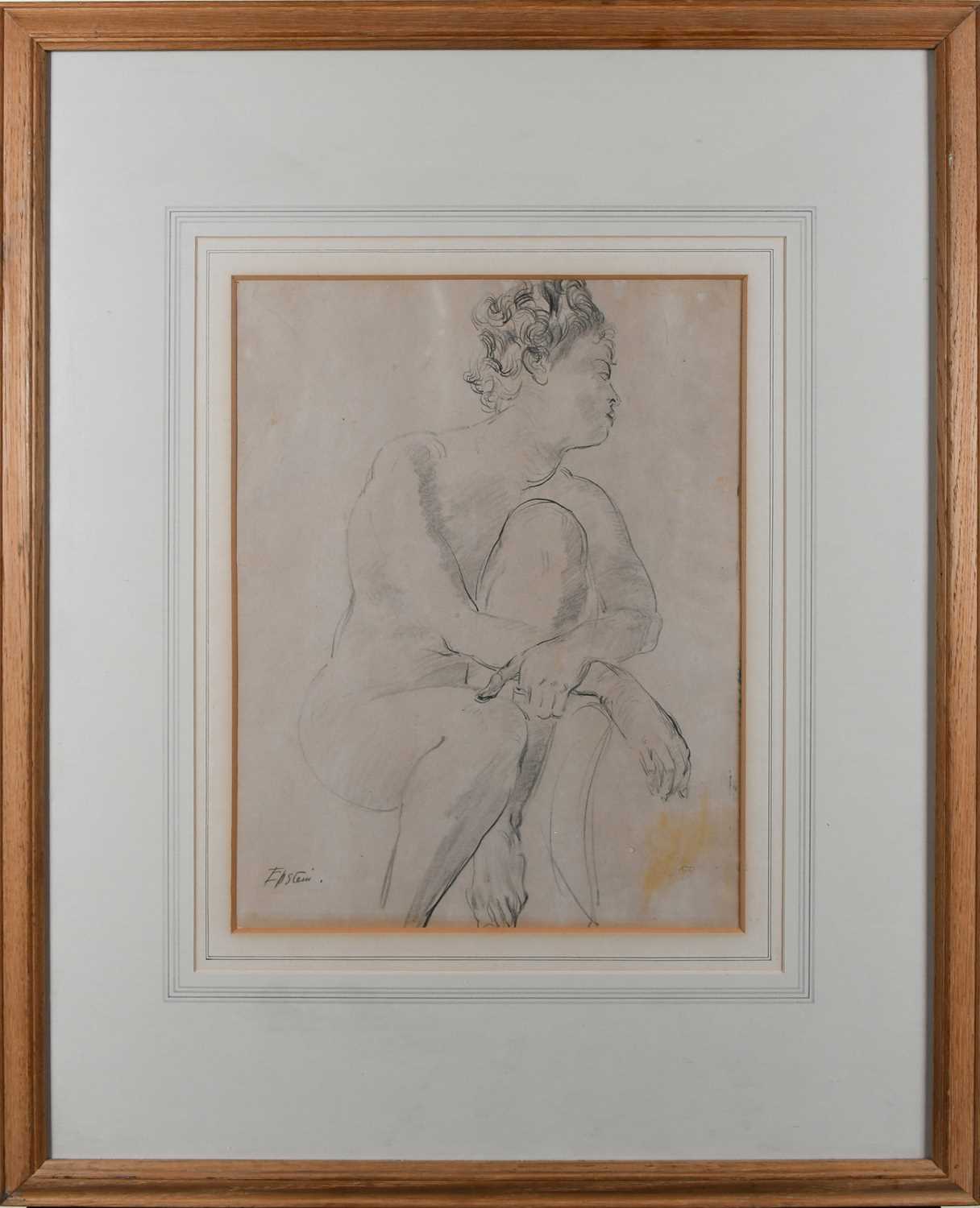 Φ Sir Jacob Epstein (1880–1959) Study of a female nude Signed Epstein (lower left) Pencil 42.2 x - Bild 2 aus 4