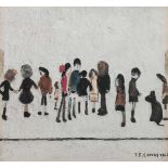 Φ Laurence Stephen Lowry RA, RBA (1887-1976) Group of Children Signed L S Lowry (in pencil to