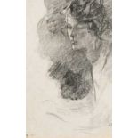 Albert de Belleroche (1864-1944) Study of a young woman Signed with initials AB (lower right) and