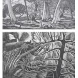 Φ James Bostock (1917-2006) Black Park 1; Sun Dazzle Two, the former signed, inscribed and dated