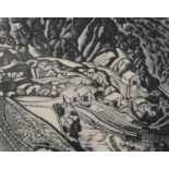 Φ Ethelbert White NEAC, RWS (1891-1972) A Fishing Port, Majorca Wood engraving 14.5 x 18.2cm (image)