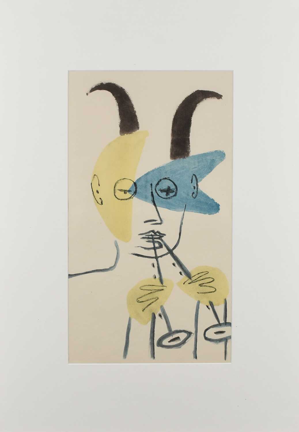 Φ After Pablo Picasso Faune à la Diaule Reproduction print 45.8 x 25.6cm Provenance: Galerie 27,