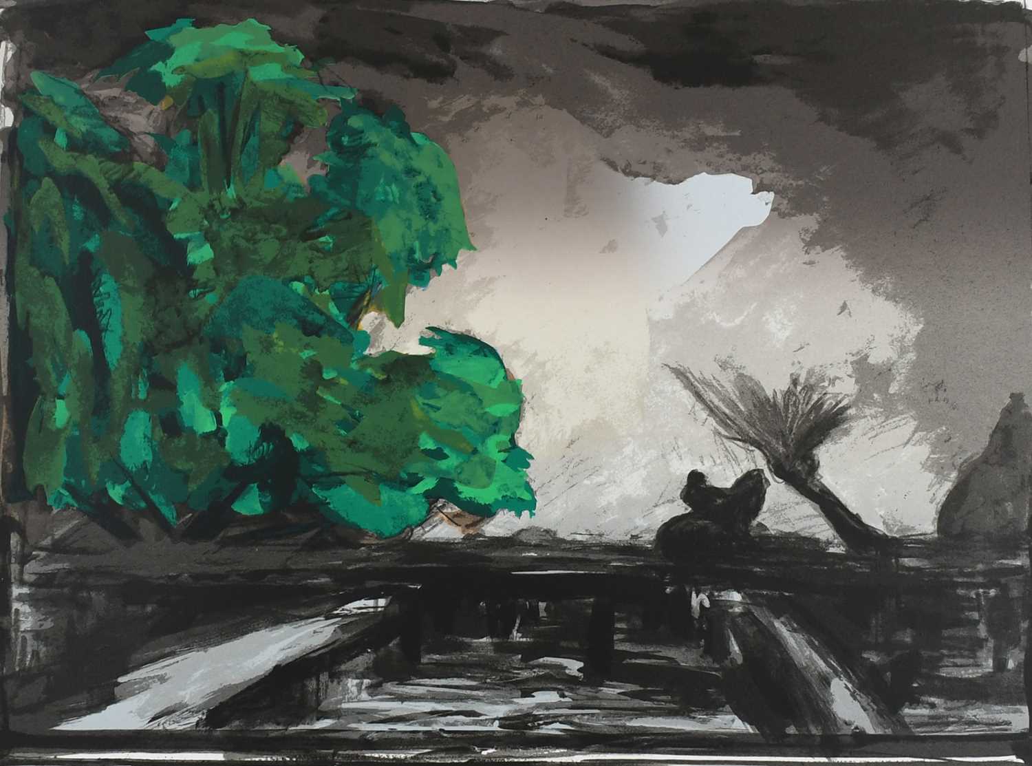 Φ Ivor Abrahams (1935-2015) Garden Suite IV (Four Bushes); For John Constable Two, the former - Image 5 of 7