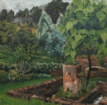 Charles Ginner ARA (1878-1952) The Catalpa Tree Oil on canvas 61.3 x 61.7cm Provenance: Christie'