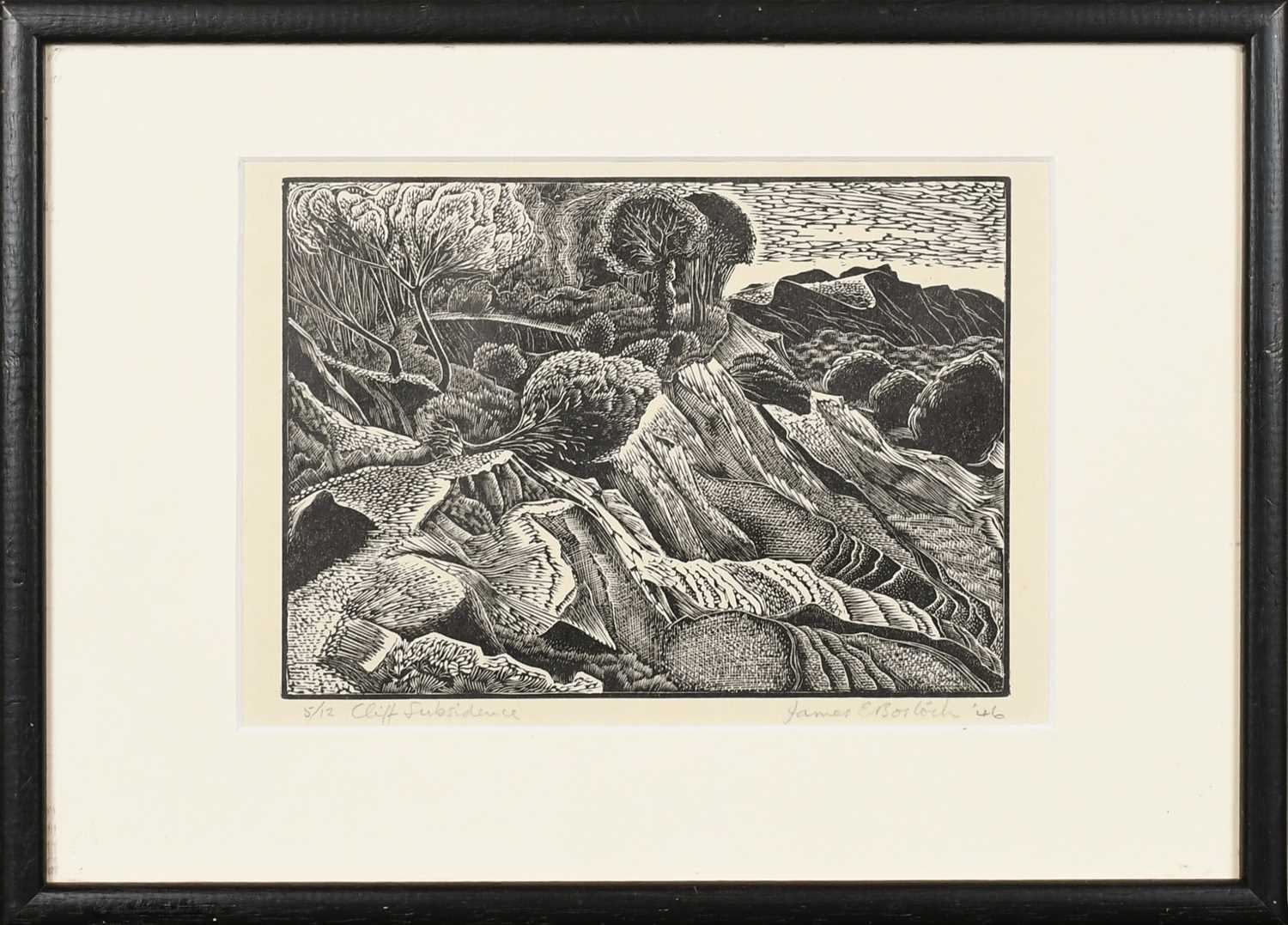 Φ James Bostock (1917-2006) Cliff Subsidence; Evening Meadow Two, the former signed, dated, - Image 3 of 8