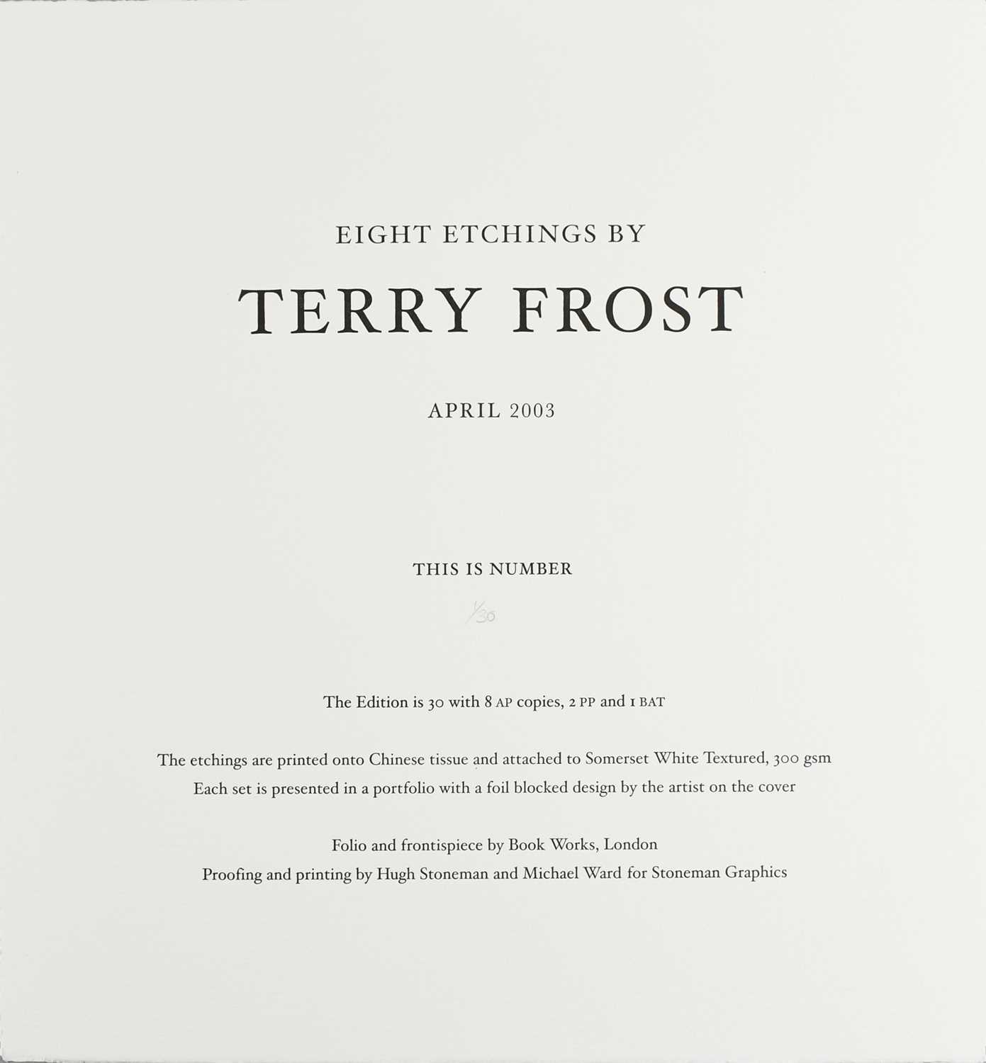 Φ Sir Terry Frost RA (1915-2003) SS Portfolio (Kemp 257), comprising SS; Laced Sun; PZ and SS; Two - Image 18 of 18