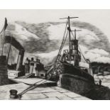 Φ John Nash RA (1893-1977) The Two Tugs Signed John Nash (in pencil) Wood engraving, for The