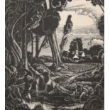 Φ John Buckland Wright (1897–1954) Summer Wood engraving 17.8 x 15.9cm (sheet) Provenance: The