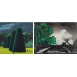 Φ Ivor Abrahams (1935-2015) Garden Suite IV (Four Bushes); For John Constable Two, the former