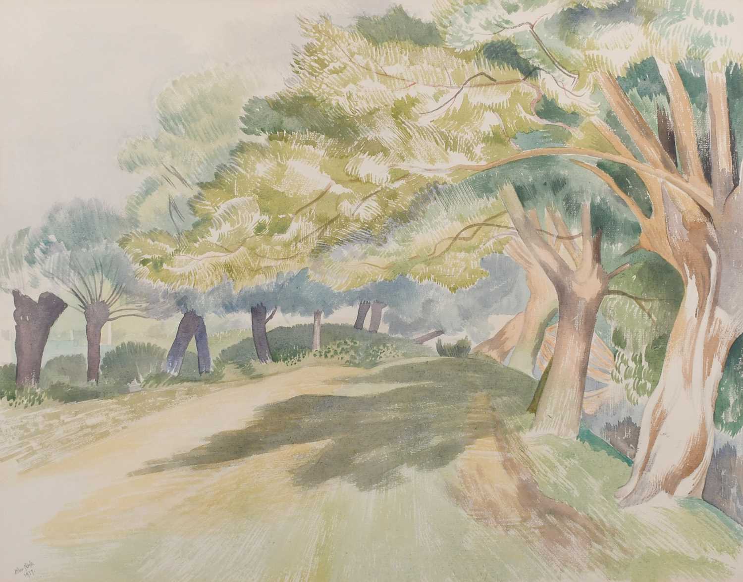 Φ John Nash RA (1893-1977) Under the Willows Signed and dated John Nash/1937 (lower left)