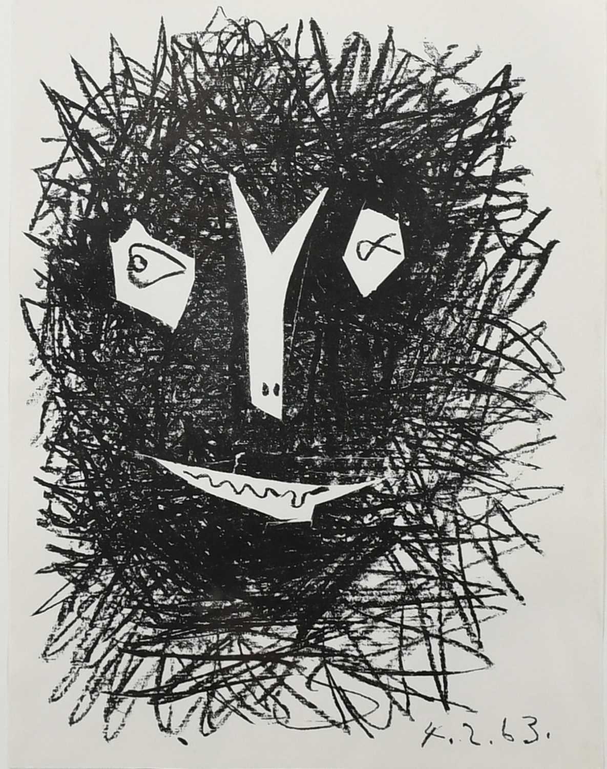 Φ Pablo Picasso (Spanish 1881-1973) Satyr II Lithograph, one of 3000 unsigned impressions 31.9 x