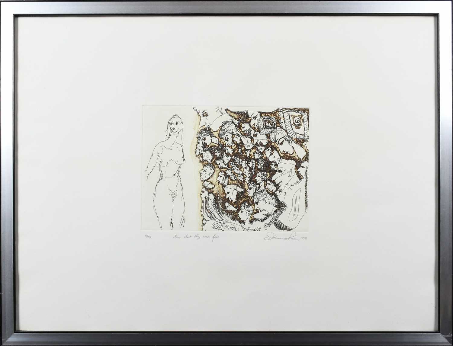 Φ Ismond Rosen (South African 1924-1996) Saw That They Were Fair; The People Two, each signed, dated - Image 3 of 8