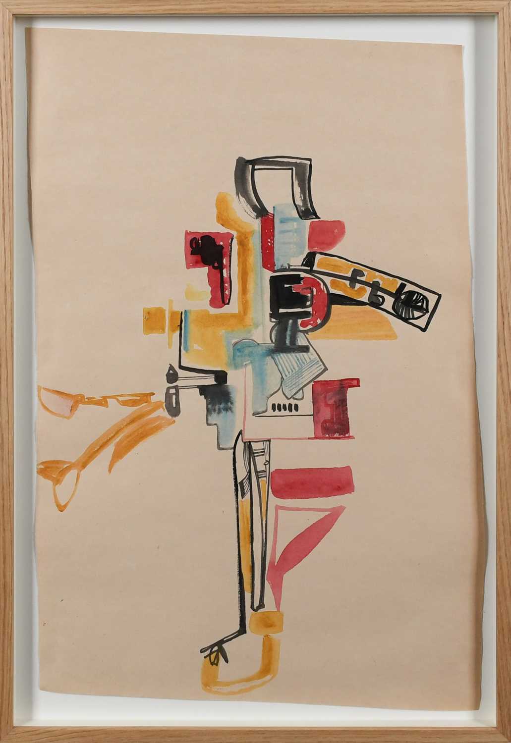 Φ George Fullard (1923–1973) Abstract figure Watercolour 55.6 x 37.5cm - Image 2 of 4