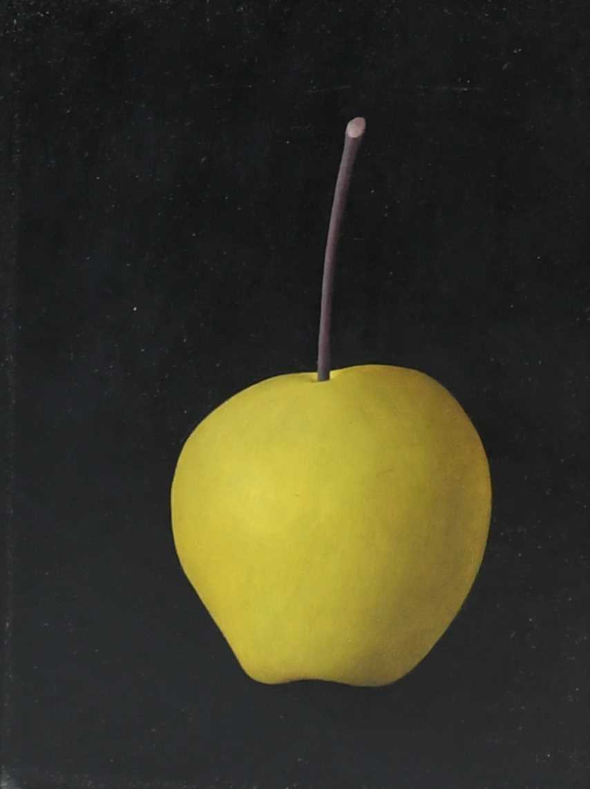 Φ Bonnie Thompson (Scottish b.1972) Fruit I Oil on board 17 x 13cm Exhibited: London, The Royal