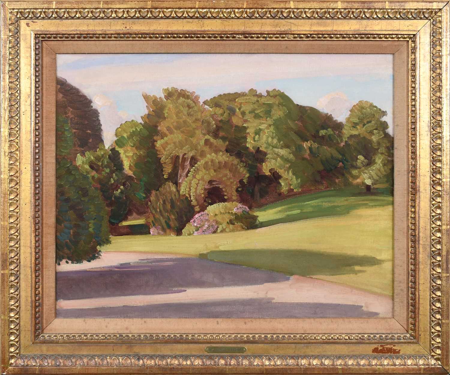 Φ Harold Speed (1872-1957) A landscaped garden from the drive, late afternoon Oil on canvas 50.8 x - Image 2 of 4