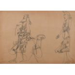 Φ George Fullard (1923–1973) Two women and a child walking Signed and dated Fullard/Dec 1959 (