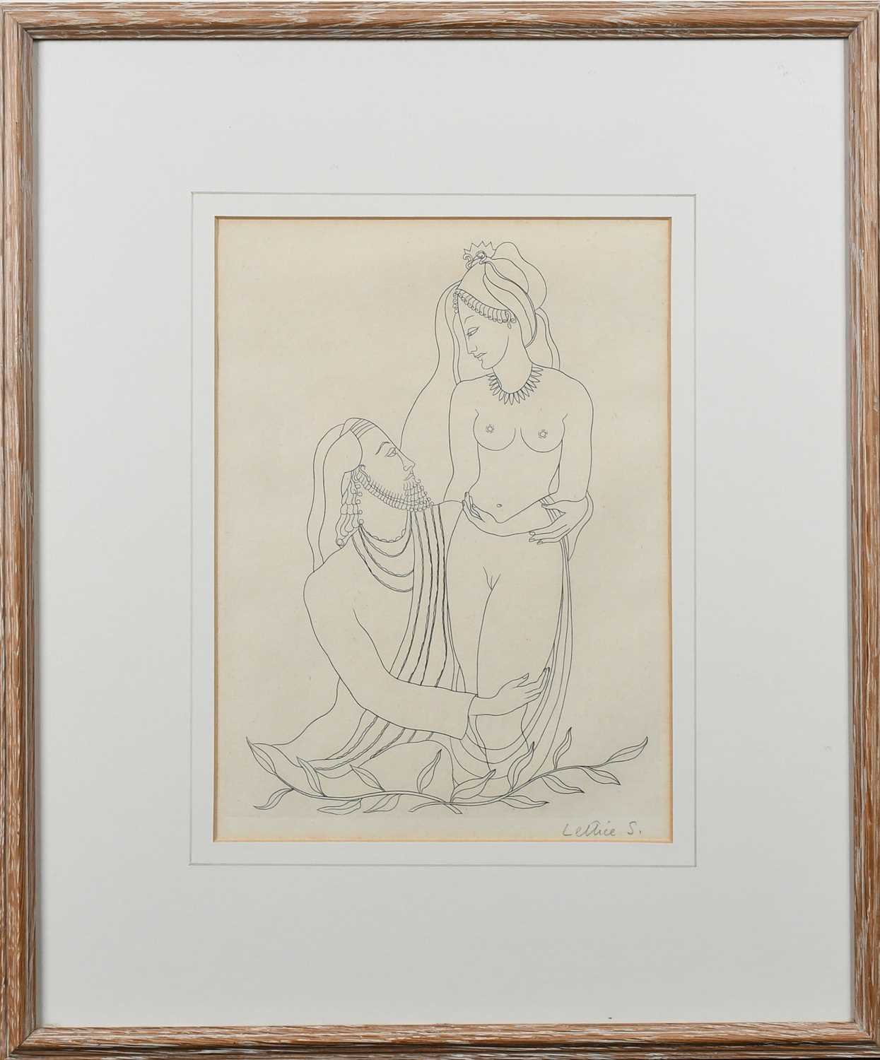 Φ Lettice Sandford (1902-1993) A man kneeling before a woman; A woman kneeling before a man Two, - Image 3 of 8