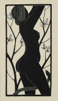 Eric Gill ARA (1882-1940) Eve (P380) Wood engraving, from the edition of 480 printed from the