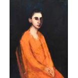 Φ Julie Held (b.1958) Self Portrait in the Night Oil on canvas 101.4 x 76.3cm Provenance: Boundary