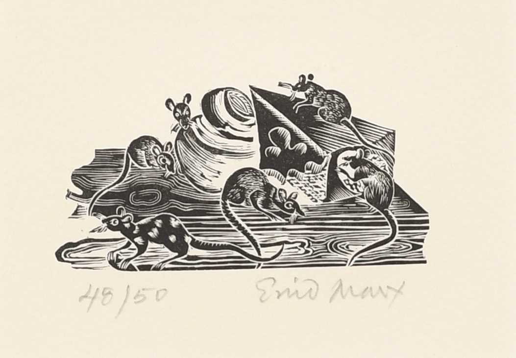 Φ Enid Marx (1902-1998) Sleeping cat; Mice and cheese Two, the former signed Marx (in pencil lower - Image 5 of 16