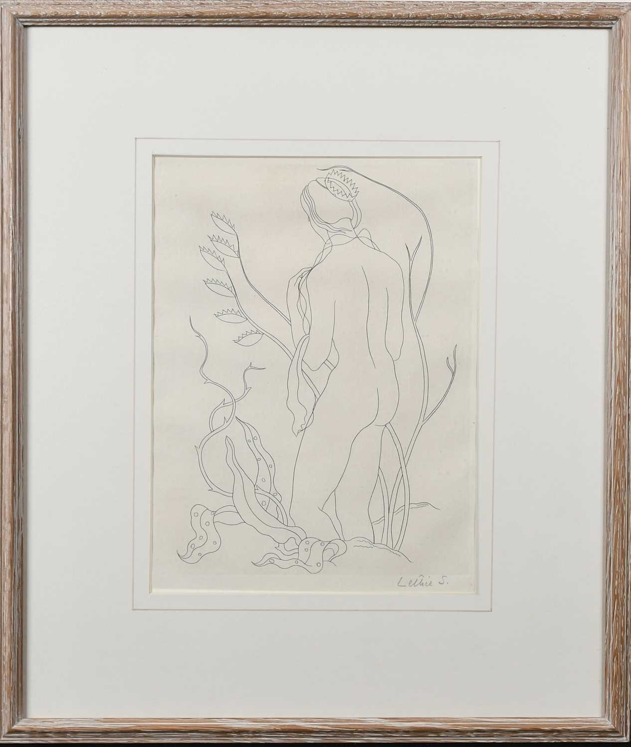Φ Lettice Sandford (1902-1993) A couple embracing; Female nude seen from behind Two, both signed - Image 6 of 8