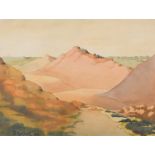 Φ Ethelbert White NEAC, RWS (1891-1972) Sunrise in the Italian hills Signed Ethelbert White (lower