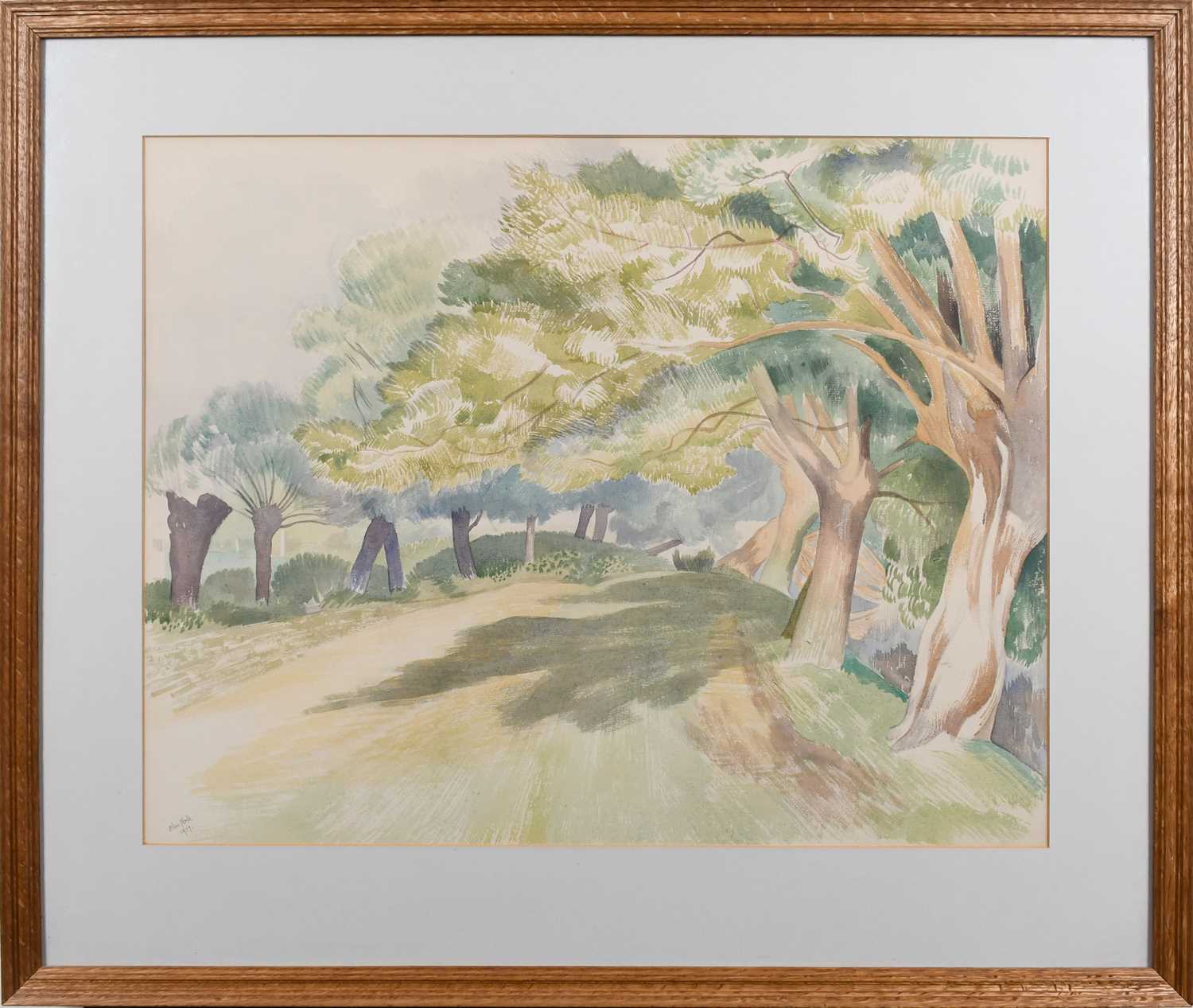 Φ John Nash RA (1893-1977) Under the Willows Signed and dated John Nash/1937 (lower left) - Image 2 of 4