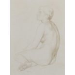 William Strang RA (Scottish 1859-1921) Eve: A study for Paradise Signed with initials W.S. (lower