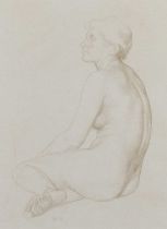William Strang RA (Scottish 1859-1921) Eve: A study for Paradise Signed with initials W.S. (lower
