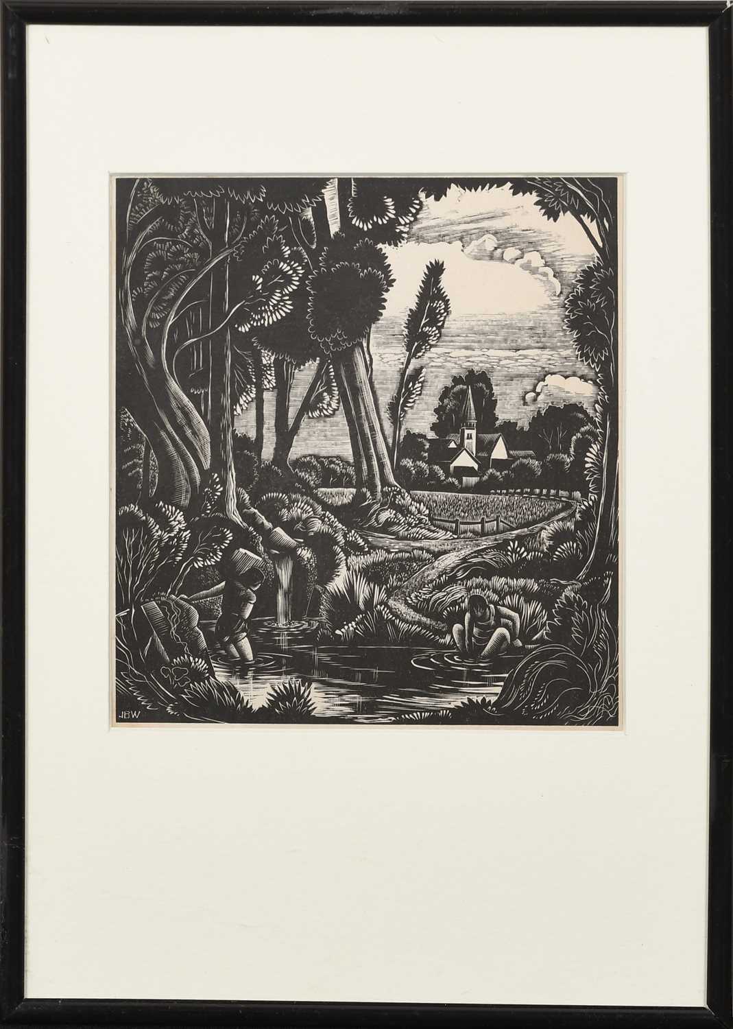 Φ John Buckland Wright (1897–1954) Summer Wood engraving 17.8 x 15.9cm (sheet) Provenance: The - Image 2 of 4