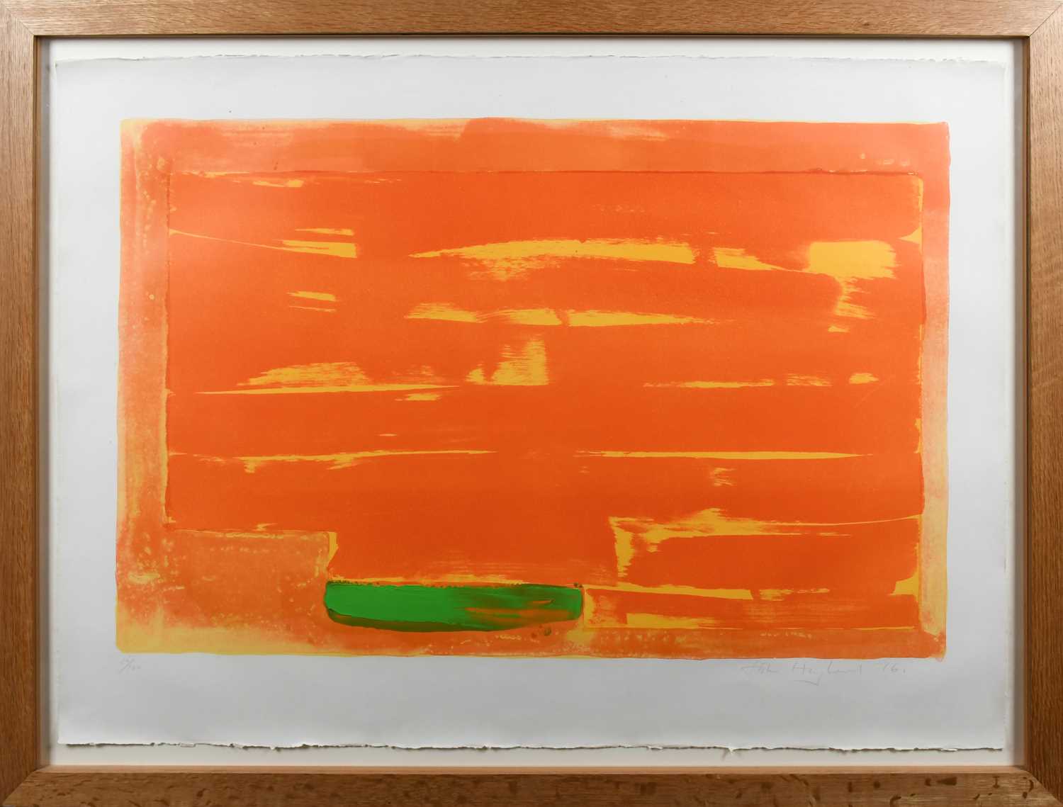 John Hoyland RA (1934-2011) Homage to Constable Signed, dated and numbered 15/100 John Hoyland 76 ( - Image 2 of 4