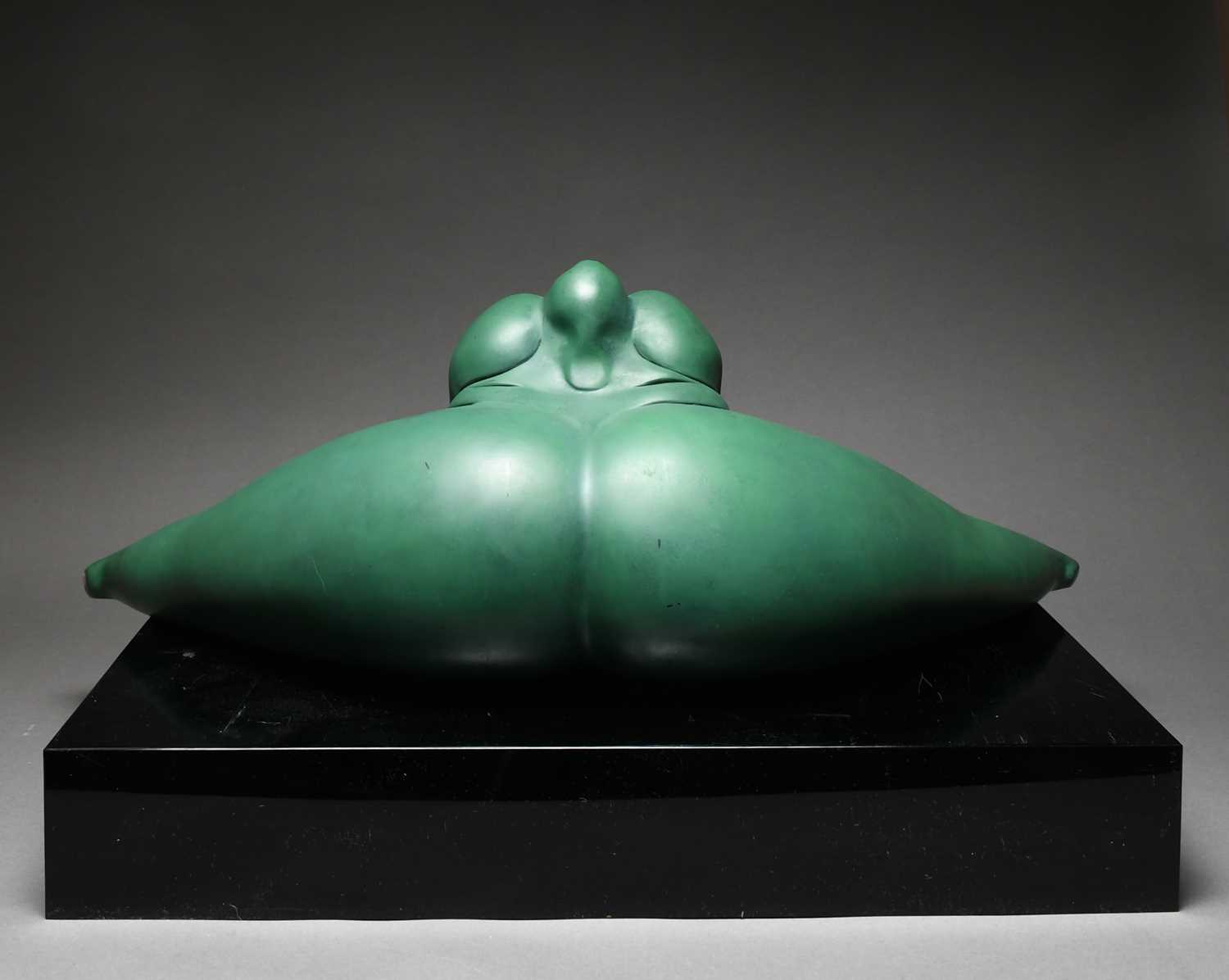 Φ Christian Peschke (1946 - 2017) Die Grosse Grätsche (The Big Straddle) Painted bronze, on a - Image 4 of 6